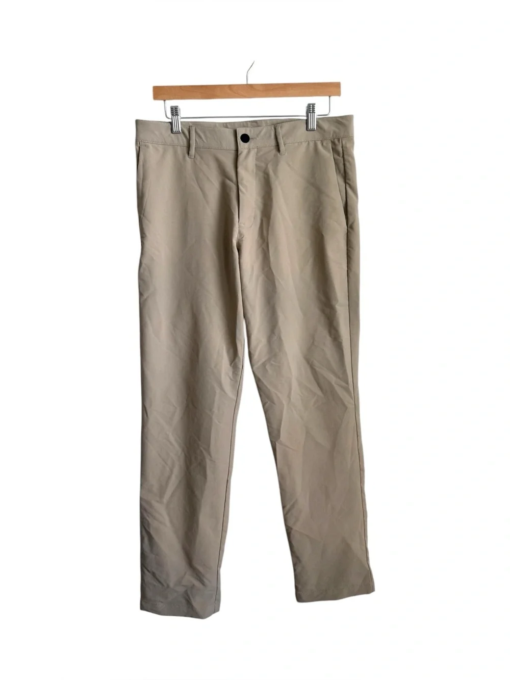 Banana Republic Mens Performance Chino Pants Beige Tan 32x30